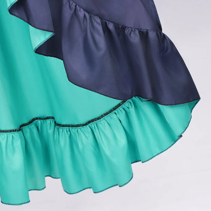 Cosmic Princess Kaguya / Tsukimi Yachiyo Cosplay Costume | Dark Blue Dress for Party, Stage Performance & Anime Convention
