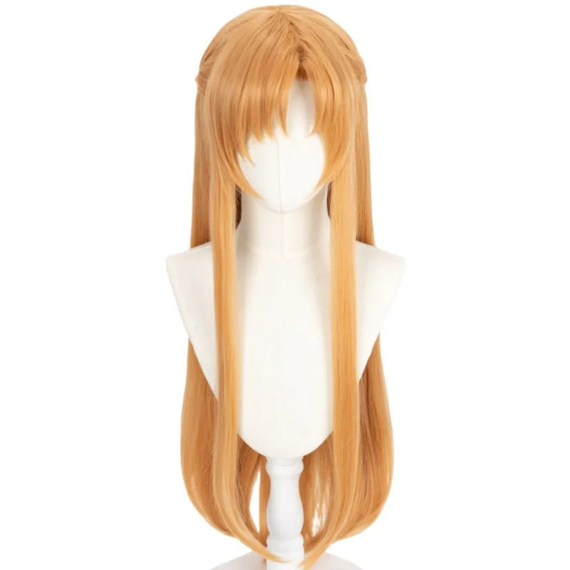 Asuna Cosplay Costume – Anime Yuuki Asuna Coat, Shirt & Short Skirt Set with Wig (Halloween/Party Outfit)