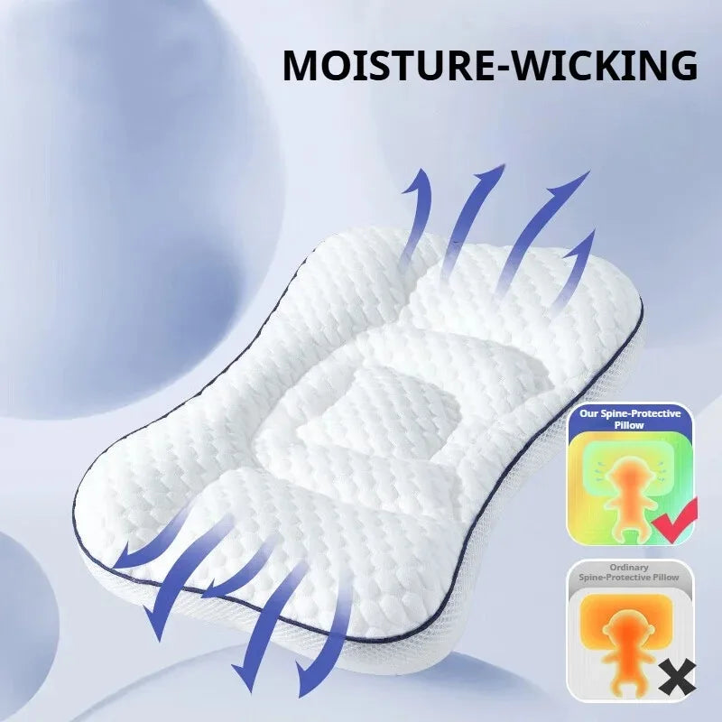 AIBEDILA Almohada ortopédica para cuello de bebé – Suave almohada de viaje para la cabeza del recién nacido para bebés, guardería y ropa de cama