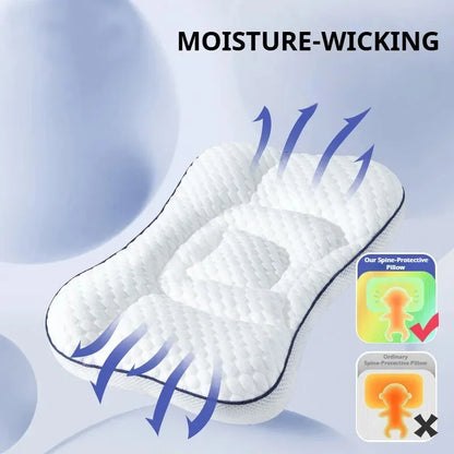 AIBEDILA Almohada ortopédica para cuello de bebé – Suave almohada de viaje para la cabeza del recién nacido para bebés, guardería y ropa de cama