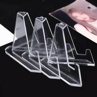 Ensemble de supports pour cartes à collectionner Pokémon – Présentoir magnétique triangulaire en acrylique avec protection étanche pour cartes de collection