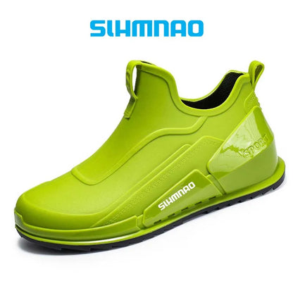 2025 Waterproof Outdoor Fishing Shoes – Lightweight Anti-Slip Rubber Sports Shoes for Hunting, Cycling & Outdoor Activities