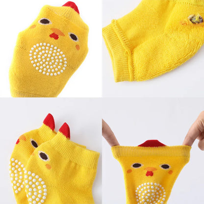 Rodilleras Antideslizantes para Bebés – Protectores de Algodón para Gatear de 0 a 3 Años, Mangas Acolchadas para Codos de Recién Nacidos, Rodilleras para Niños y Niñas, Accesorios Suaves de Protección para Gatear