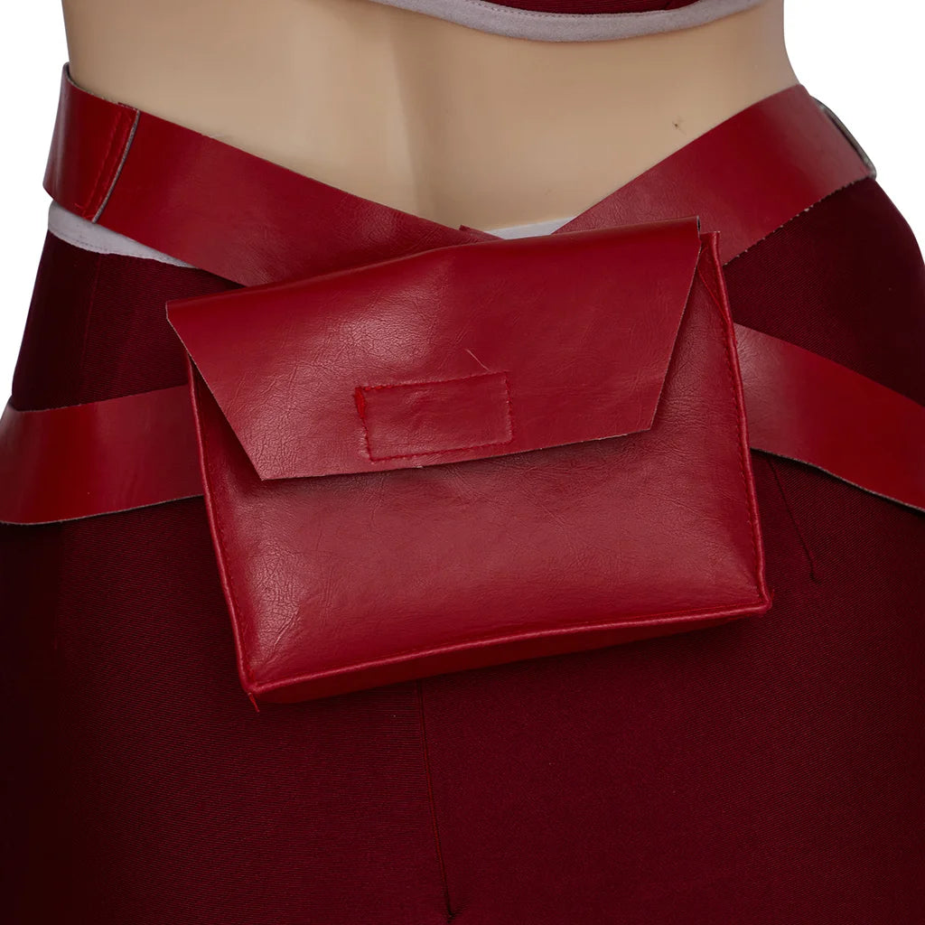 Ahsoka Red Cosplay Costume with Hat for Adult Women, Plus Size