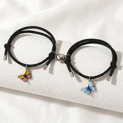Luminous Sun & Moon Couple Bracelets – Handmade Braided Rope Matching Charm Bracelets for Men & Women | Romantic Jewelry Gift