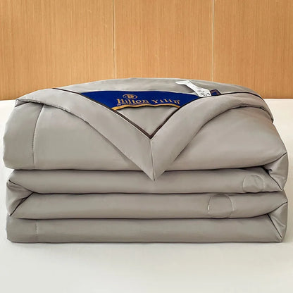 Couverture rafraîchissante de luxe d'été – Couverture climatisée en coton brut doux et fibre de soja pour adultes et enfants