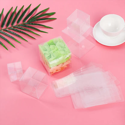 Boîtes-cadeaux transparentes pour bonbons et chocolats pour dragées de mariage, biscuits, friandises et emballages d'événements