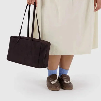Bolso de hombro tipo tote de nailon de gran capacidad para mujer – Bolso de mano de diseñador de lujo, ligero y versátil para el trabajo, viajes, compras y uso diario a la moda