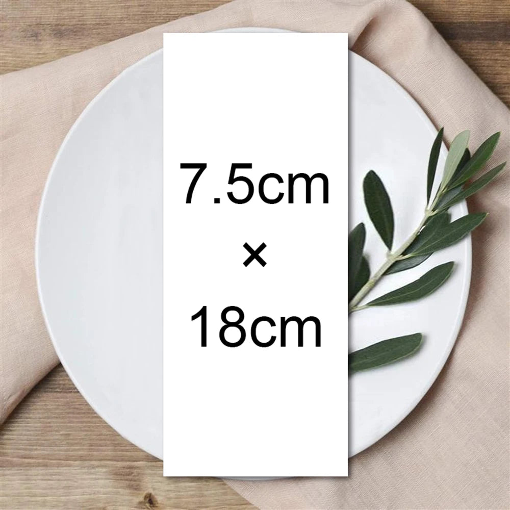 Personalized Wedding Table Cards – Editable Couple Name Place Cards for Invitations, Thank You, Welcome, Menu & Modern Minimalist Decor
