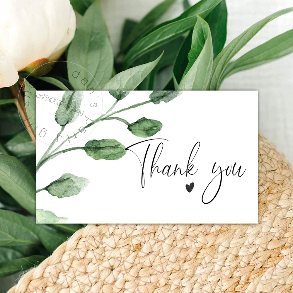 30PCS Thank You for Supporting My Small Business Cards – Appreciation Greeting Cardstock for Sellers, Customers & Gift Orders