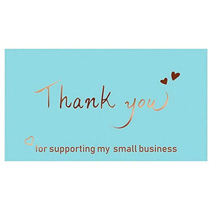 10–50PCS Thank You for Your Order Cards – Small Business Customer Appreciation Greeting Cards for Shopping & Purchase Orders