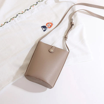 Bolso de cuero sintético suave para mujer, bandolera de gran capacidad con bolsillo para el móvil