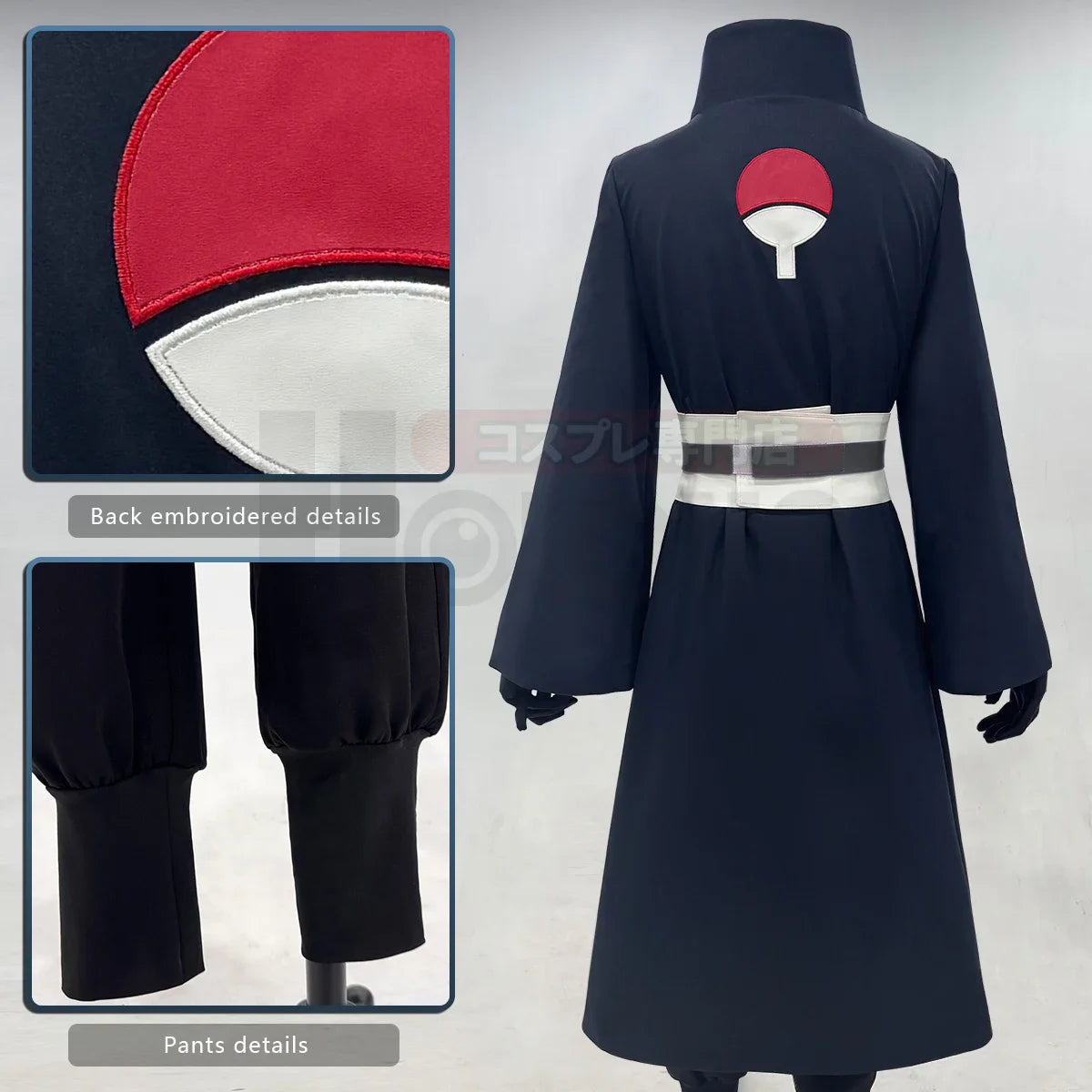Cosplay Costume Set – Coat, Elastic Pants, Belt & Gloves Unisex Adult Outfit for Cosplay Convention, Halloween, Roleplay & Gift