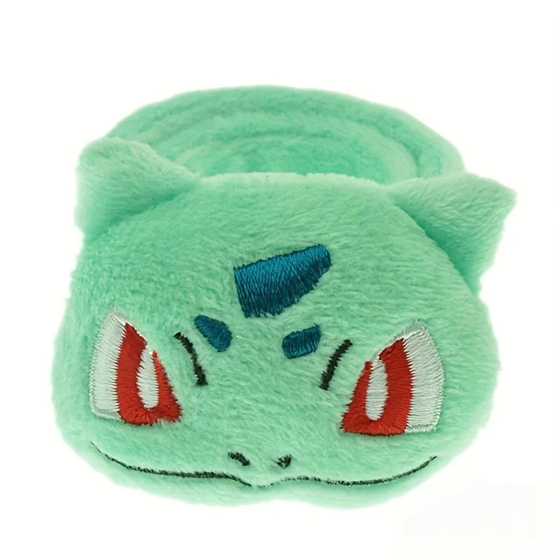 4 Styles Pokémon Plush Bracelet Strap – Pikachu, Squirtle, Charmander, Bulbasaur Classic Anime Figure Bracelet Toys for Children Gift