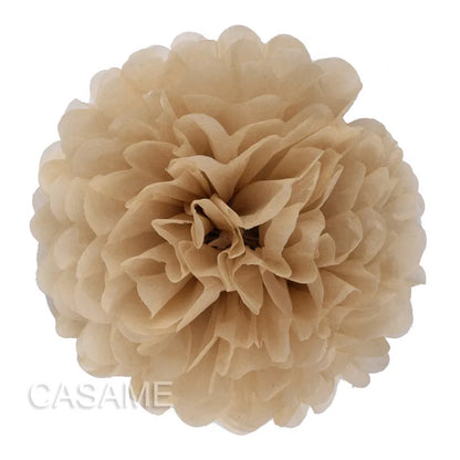 5PCS Tissue Paper Pom Poms – 4–12 Inch Paper Flower Balls for Weddings, Birthdays & Party Decorations