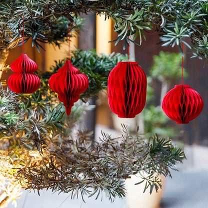 Chinese New Year 3D Hanging Ball Ornaments – Festive New Year Pendant Decorations for Wedding, Party, Tree & Home Decor