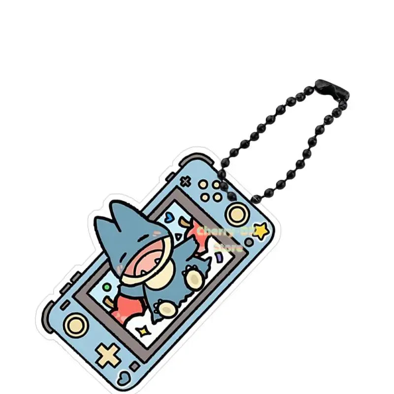 Pokémon Acrylic Keychain – Espeon, Umbreon, Leafeon & Snorlax Double-Sided Bead Chain Pendant