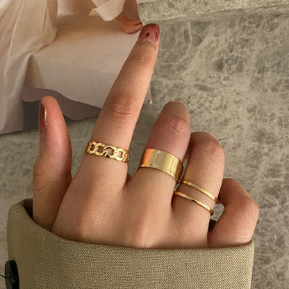 Conjunto de anillos apilables de circonita cúbica plateada para mujer – Luna, flecha, flor y corazón | Joyería de moda para boda y regalo