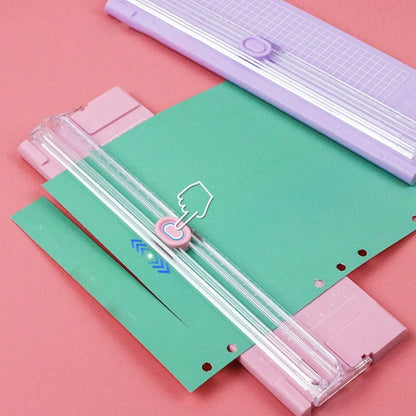 Massicot A4 de précision – Coupe-papier pour loisirs créatifs, cartes, photos, scrapbooking et projets de bureau