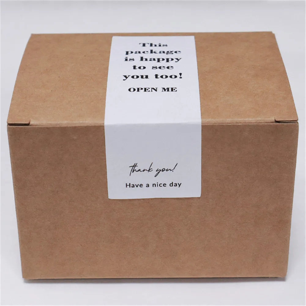 100 pegatinas rosas "Tienes buen gusto" de agradecimiento - Bonitas etiquetas de embalaje para pequeños negocios, regalos de panadería, bolsas de venta al por menor y envoltorios de productos