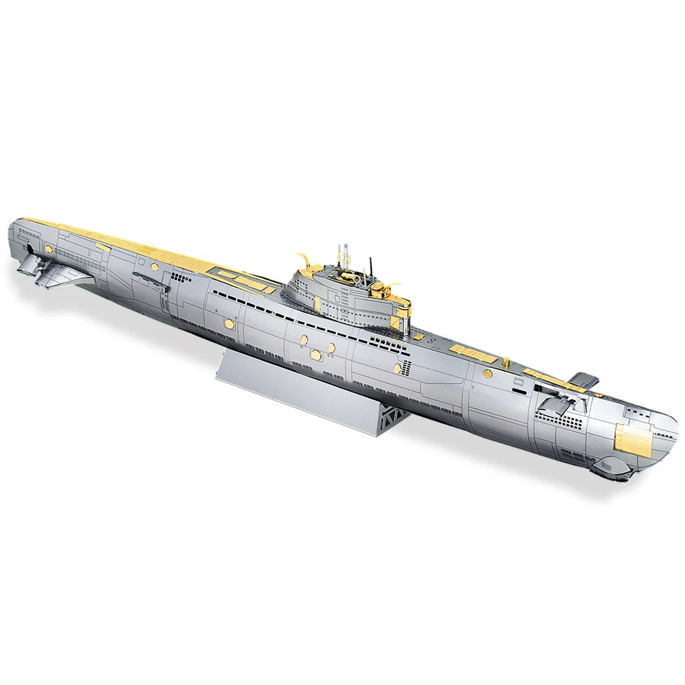 Piececool Kit de Modelo de Acorazado de Metal 3D – HMS Hood y Richelieu, Rompecabezas de Ensamblaje, Juguete Educativo para Adolescentes y Coleccionistas