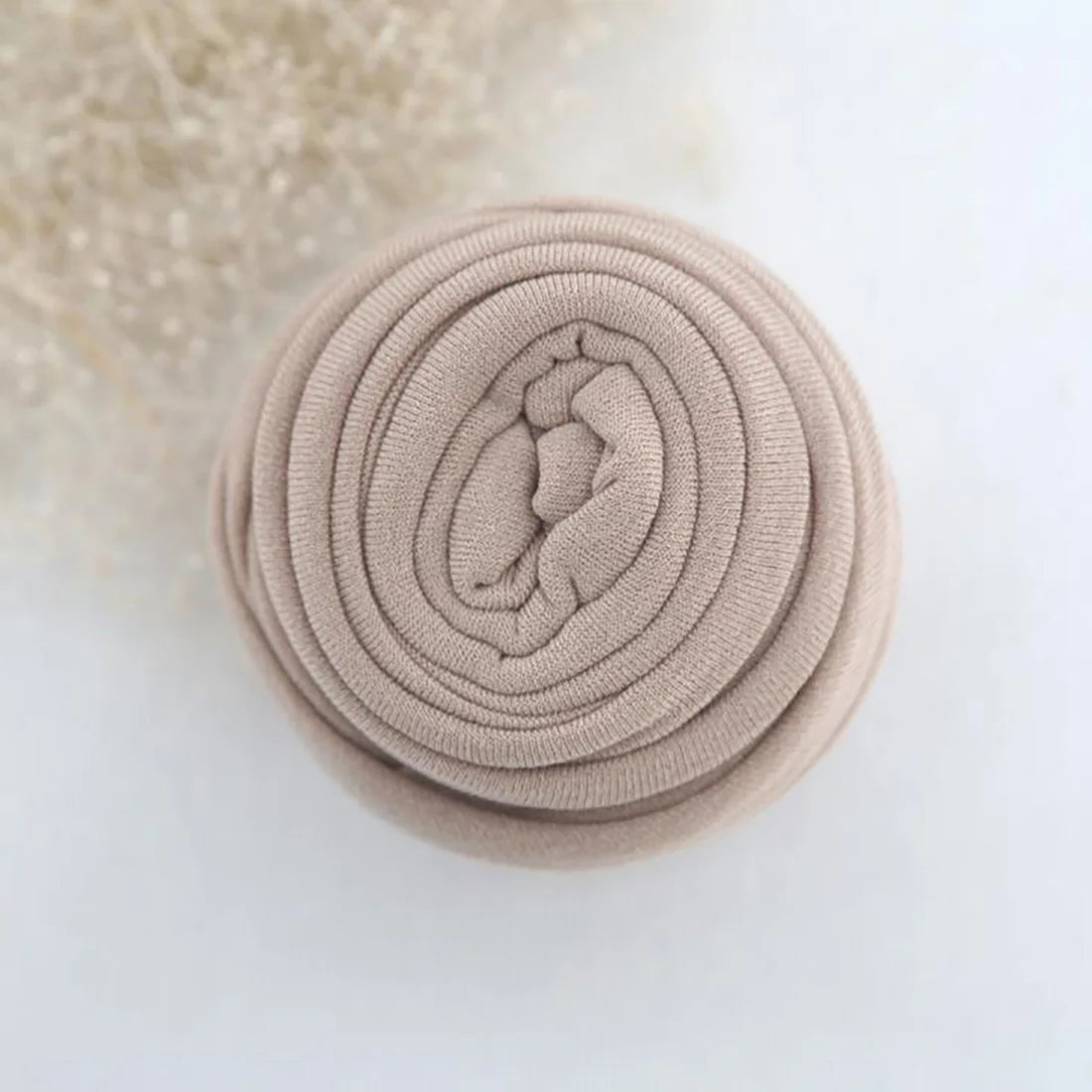 Arrullo elástico de punto para recién nacido – Manta suave de jersey de 35x160cm para fotografía de bebés, capa elástica para sesiones de fotos de recién nacidos, accesorios cómodos para baby shower y recuerdo