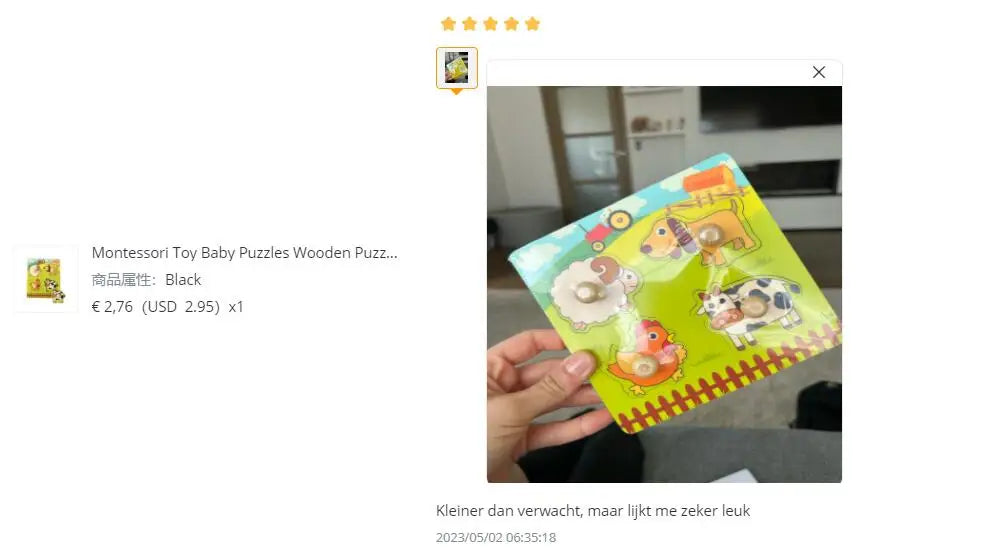 Jouet de puzzle en bois Montessori pour bébé – Jeu d'apprentissage éducatif pour les tout-petits de 1 à 3 ans, activité de développement cérébral d'association de formes pour enfants, cadeau d'anniversaire et jouet d'apprentissage précoce