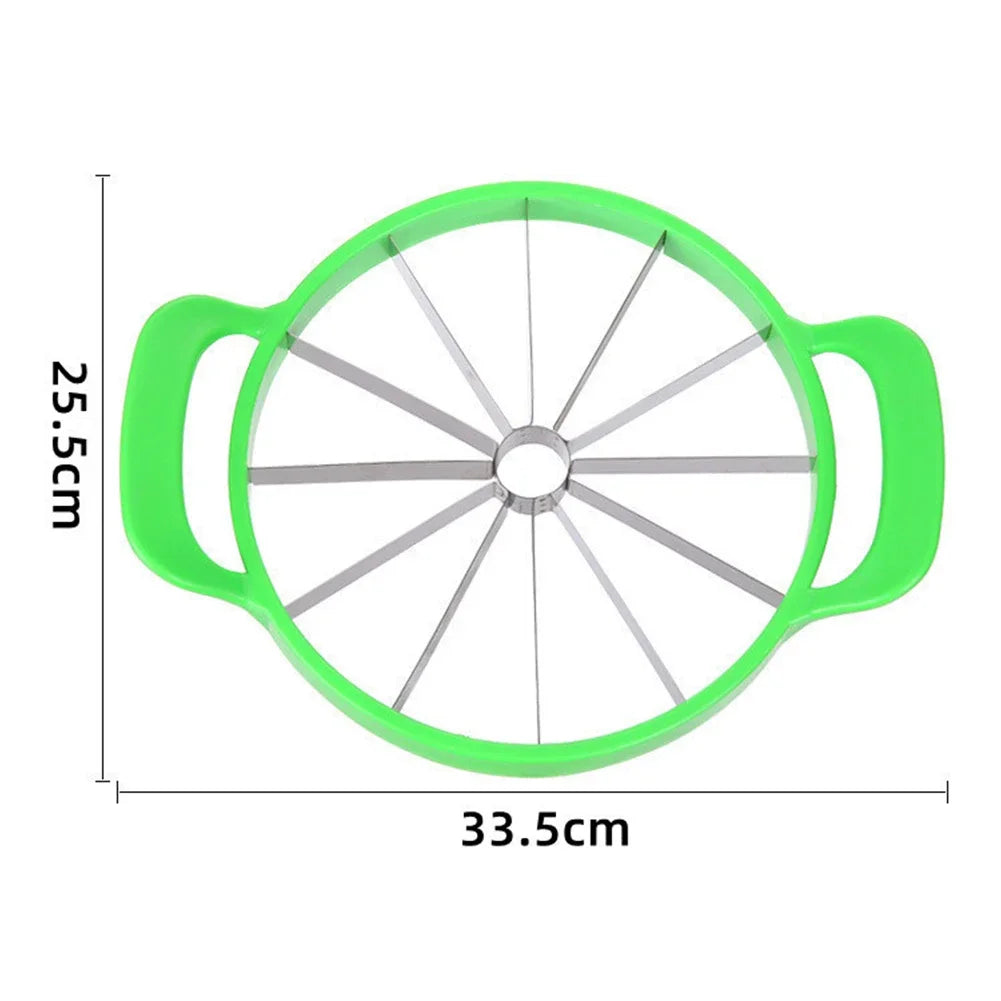 Manual Watermelon Slicer Cutter – Stainless Steel Labor-Saving Fruit Slicing Tool, Large Fruit Divider for Watermelon & Melons, Kitchen Gadget