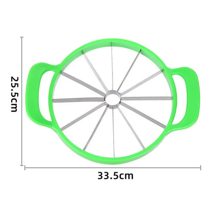 Manual Watermelon Slicer Cutter – Stainless Steel Labor-Saving Fruit Slicing Tool, Large Fruit Divider for Watermelon & Melons, Kitchen Gadget