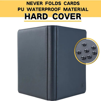 Carpeta de cartas TCG de 1024 bolsillos – Álbum grande con cremallera impermeable para colección de cartas Pokémon, Yu-Gi-Oh y otras cartas coleccionables