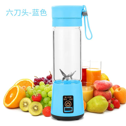 Mini Portable USB Juicer Blender – Electric Fruit Mixer & Multifunction Juice Maker for Smoothies, Milkshakes and Food
