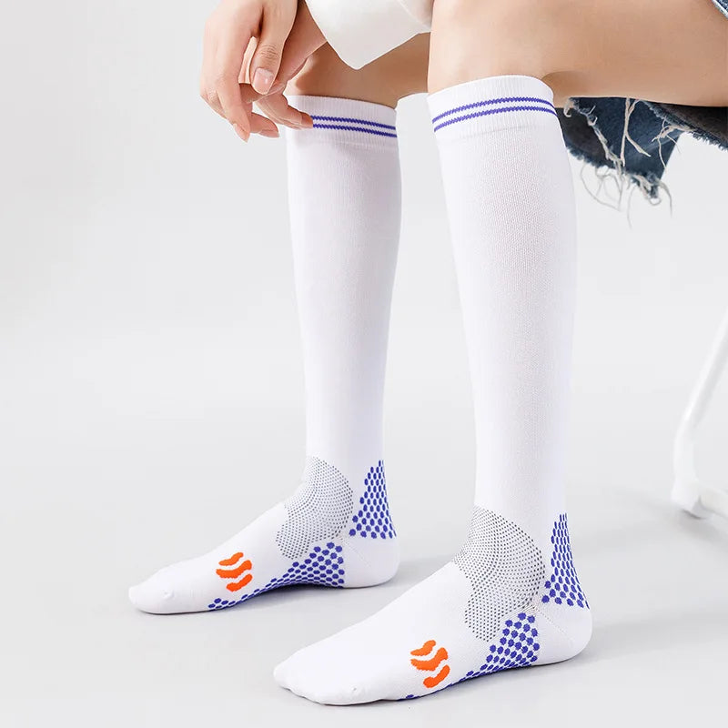Compression Socks 20–30mmHg Knee High Support Stockings for Men & Women – Running, Cycling & Varicose Vein Relief (EU 36–50)