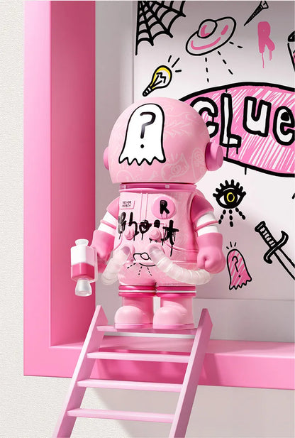 POP MART MEGA Space Molly 100% – Série 4e anniversaire – Boîte Mystère Figurines de Collection