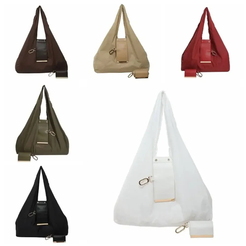 Reusable Mini Keychain Tote Bag – Lightweight Foldable Large-Capacity Shopping Bag, Expandable Eco-Friendly Reusable Carry Bag