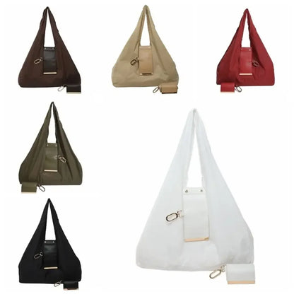 Reusable Mini Keychain Tote Bag – Lightweight Foldable Large-Capacity Shopping Bag, Expandable Eco-Friendly Reusable Carry Bag