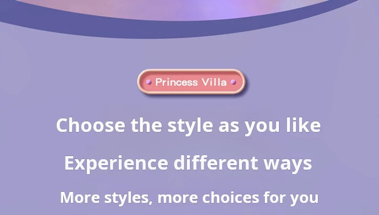 3D DIY Fantasy Princess Castle Villa Assembly Doll House Set – Creative Building Toys for Girls, Home Play & Kids 3D Educational Toy Kit