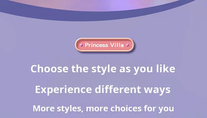 3D DIY Fantasy Princess Castle Villa Assembly Doll House Set – Creative Building Toys for Girls, Home Play & Kids 3D Educational Toy Kit