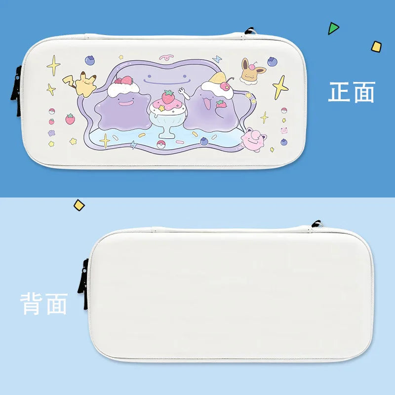 Coque de protection Pokémon Switch 2 – Étui rigide mat motif Métamorph avec prise en main souple pour console de jeu compatible avec la station d'accueil