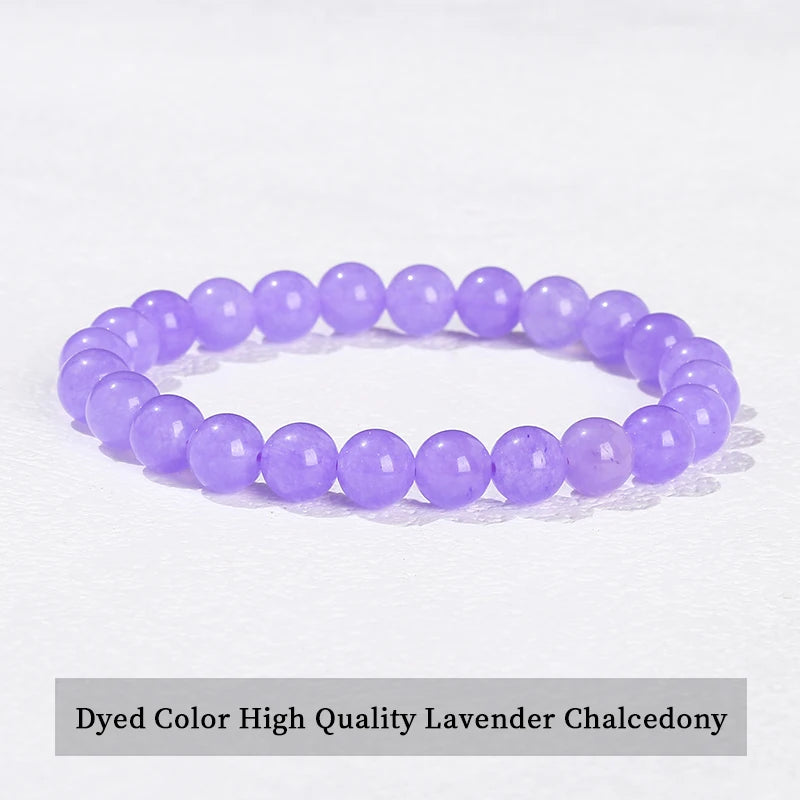 Pulsera de Cuentas de Piedra Natural – Pulsera de Gemas de Amatista, Ojo de Tigre, Cuarzo Cristal y Ágata para Mujeres y Hombres, Regalo de Joyería de Energía Reiki