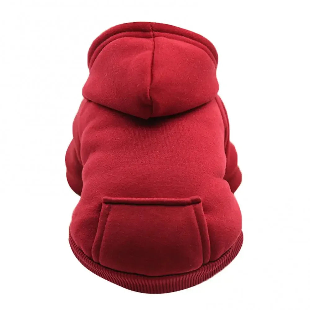 Winter Dog Hoodie Jacket – Warm Sweatshirt Coat for Small & Medium Dogs, Cozy Puppy Clothes for Chihuahuas, Bulldogs & Autumn Wear
