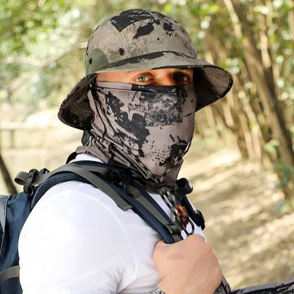 XXL 60-65cm Large Size Sun Bucket Hat for Men – Lightweight Quick-Dry Outdoor Fishing Cap with Sun Protection for Hiking & Jungle