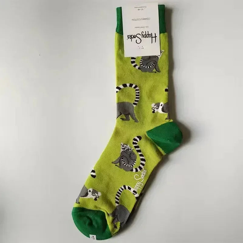 2025 Men’s Classic Crew Socks – Cotton Sports Socks for Comfortable Everyday & Athletic Wear, Sizes 41–46