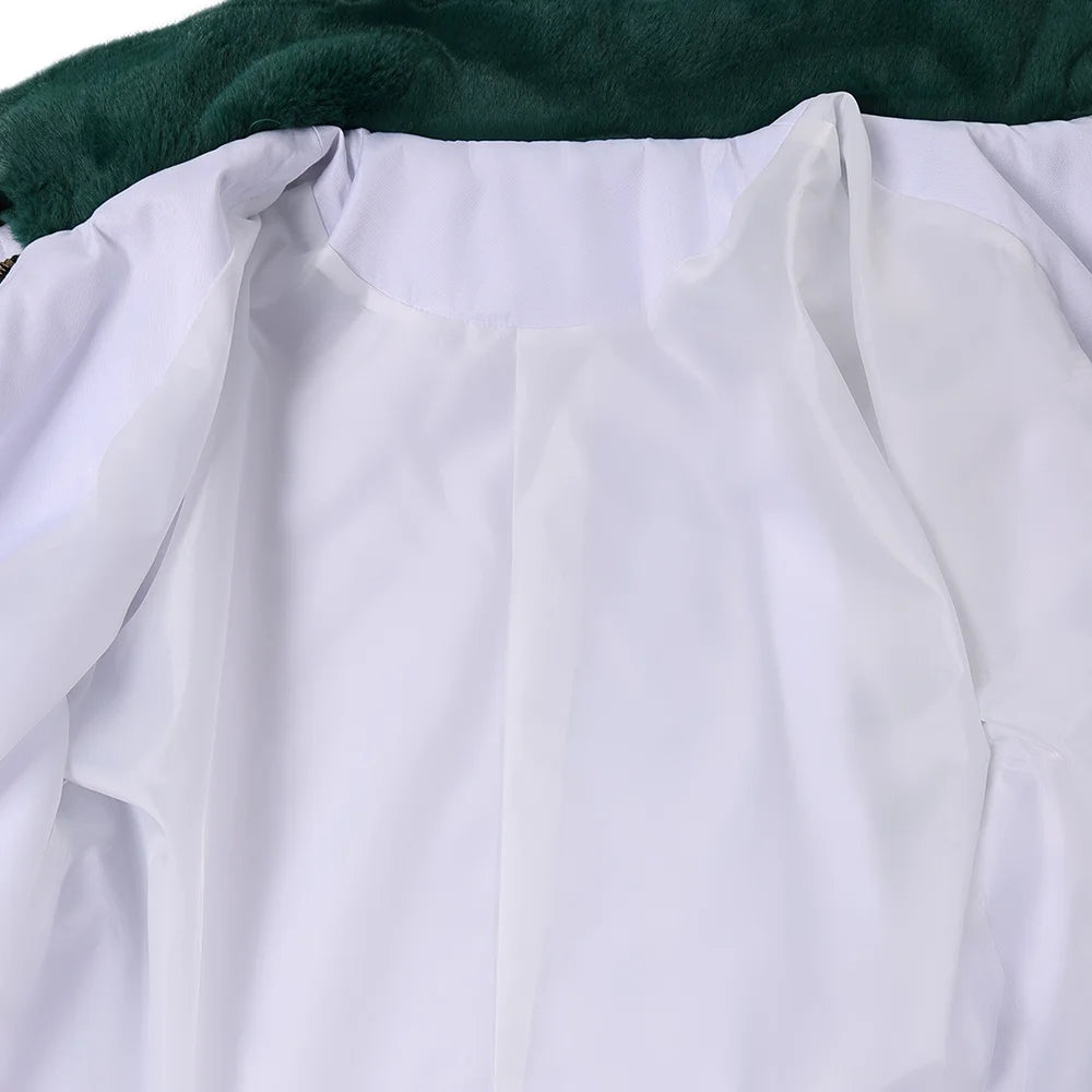 One Piece Smoker Inspired Marine Captain Cosplay Costume – Coat Jacket Outfit for Halloween, Carnival & Party Roleplay