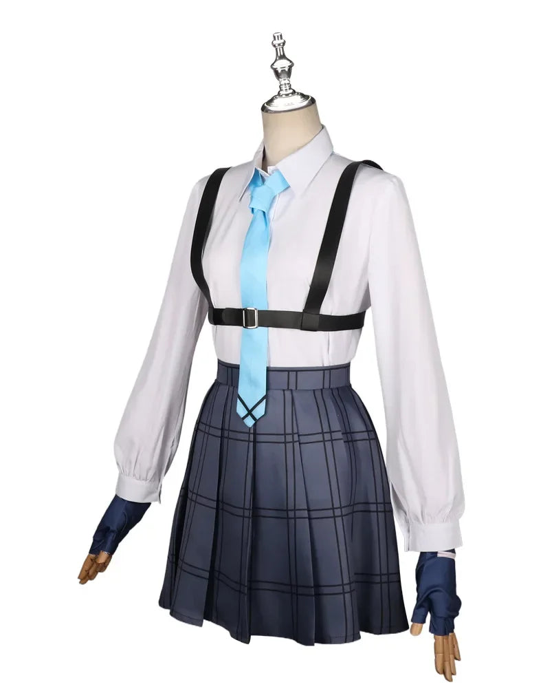 Blue Archive Takanashi Hoshino Cosplay Costume – Full Set with Wig | Anime Game Role Play Outfit