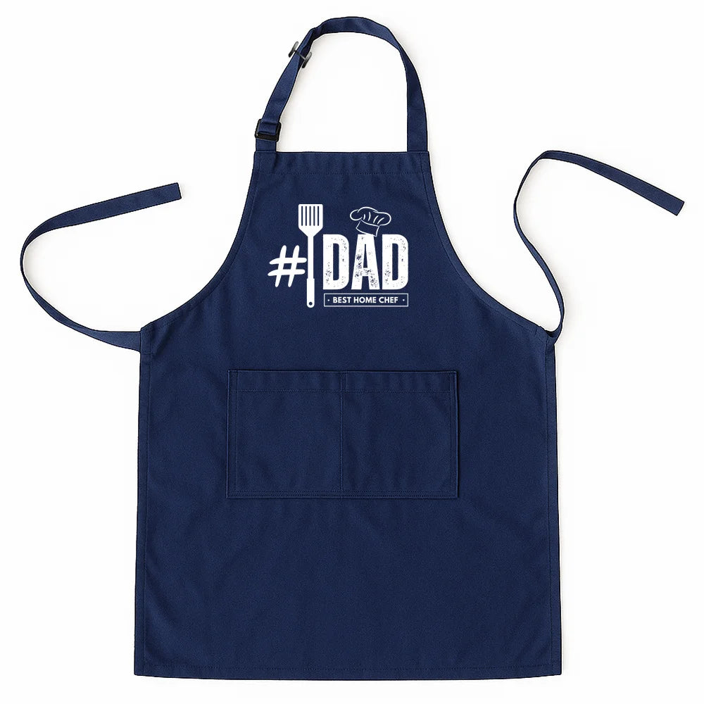 Best Dad Ever Apron – Father’s Day Cooking Gift for Daddy with Pockets, Kitchen Chef Apron AP-002