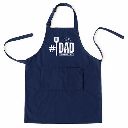 Best Dad Ever Apron – Father’s Day Cooking Gift for Daddy with Pockets, Kitchen Chef Apron AP-002