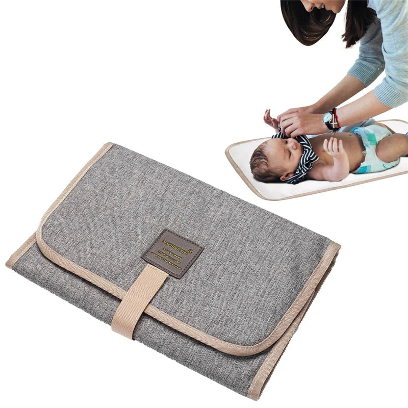 Matelas à Langer Pliable et Imperméable – Tapis de Change Portable en Tissu Oxford pour Bébés et Tout-Petits