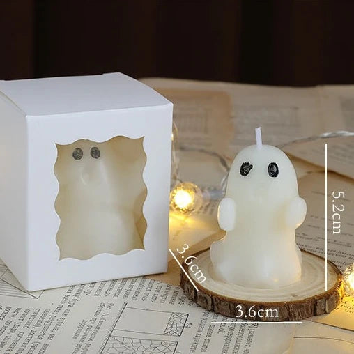 Halloween Ghost Scented Candle – Creative Wax Ghost Candle for Aromatherapy, Home Decoration & Premium Holiday Gifts