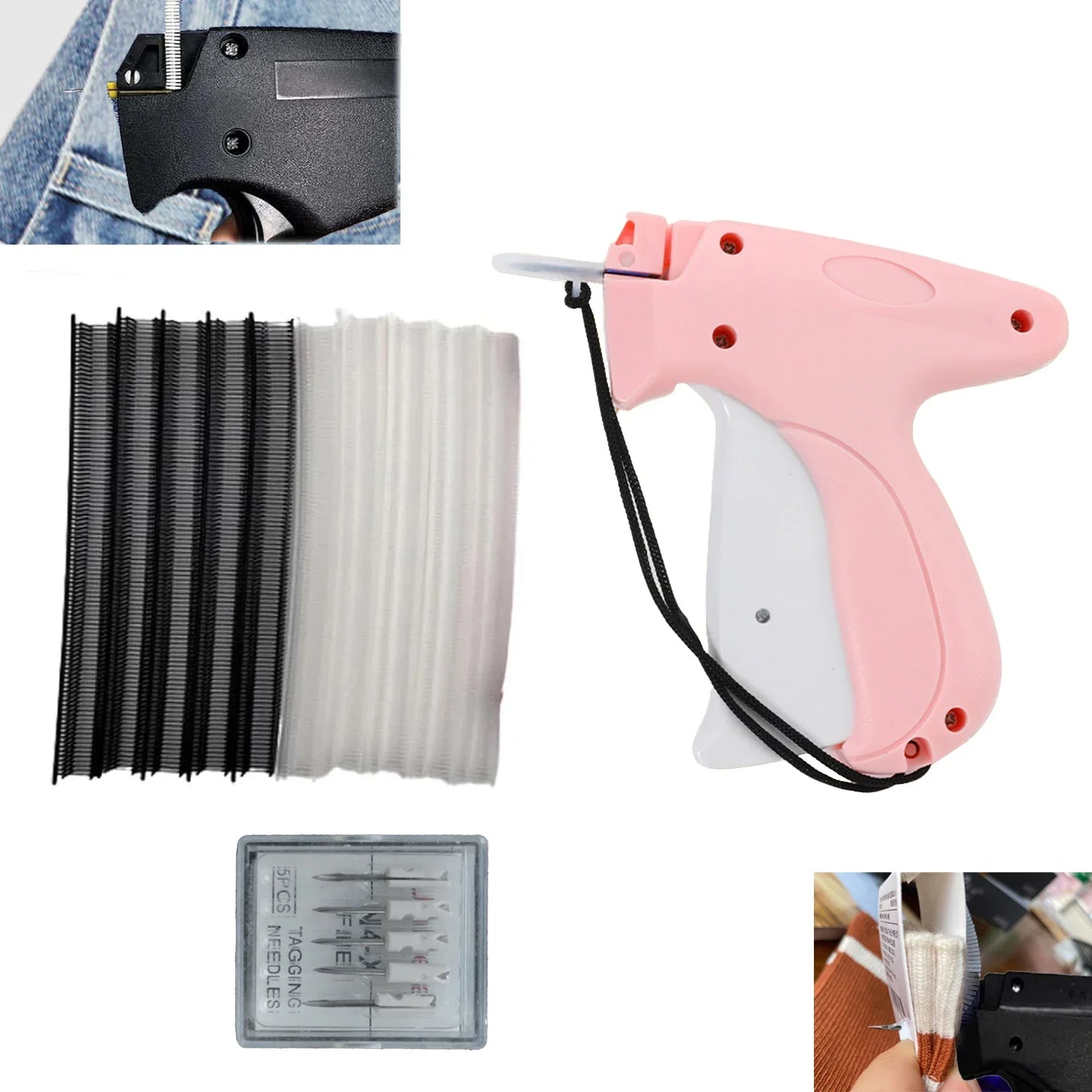 Mini Stitch Gun for Clothing Repair – Micro Stitch Tagging Gun, Quick Hemming Tool for Sewing, Quilting, Fabric Fixing & DIY Garment Alterations