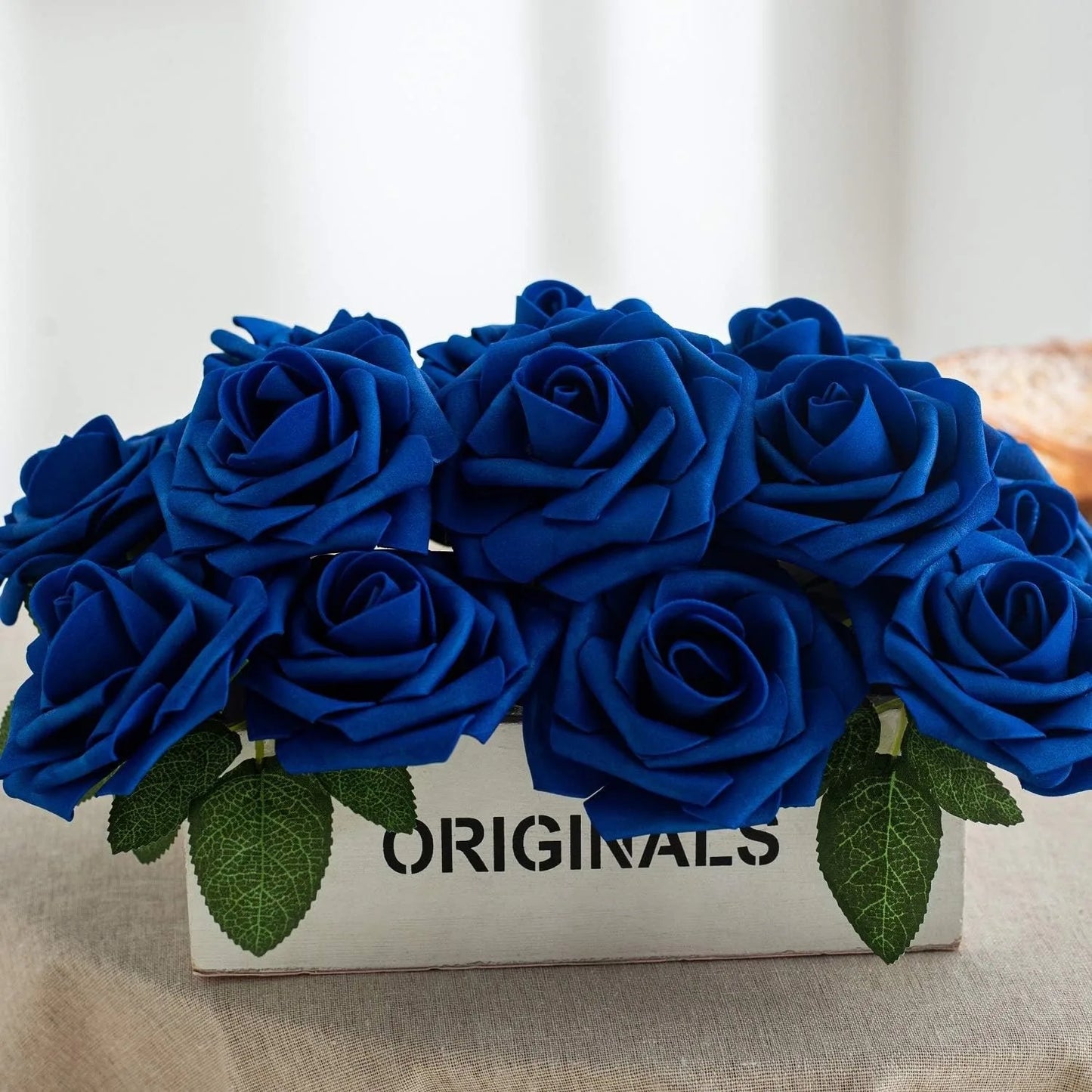 Rosas artificiales de espuma, de 10 a 100 unidades – Rosas sintéticas realistas para ramos de boda, centros de mesa, decoraciones para fiestas, regalos para el Día de la Madre y San Valentín, arreglos florales de bricolaje